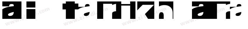 AI Tarikh Arabic字体转换